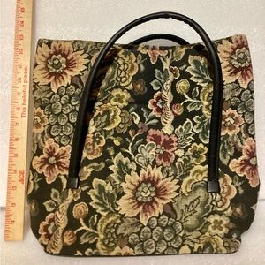 Vintage Floral Tapestry Women's Bag
